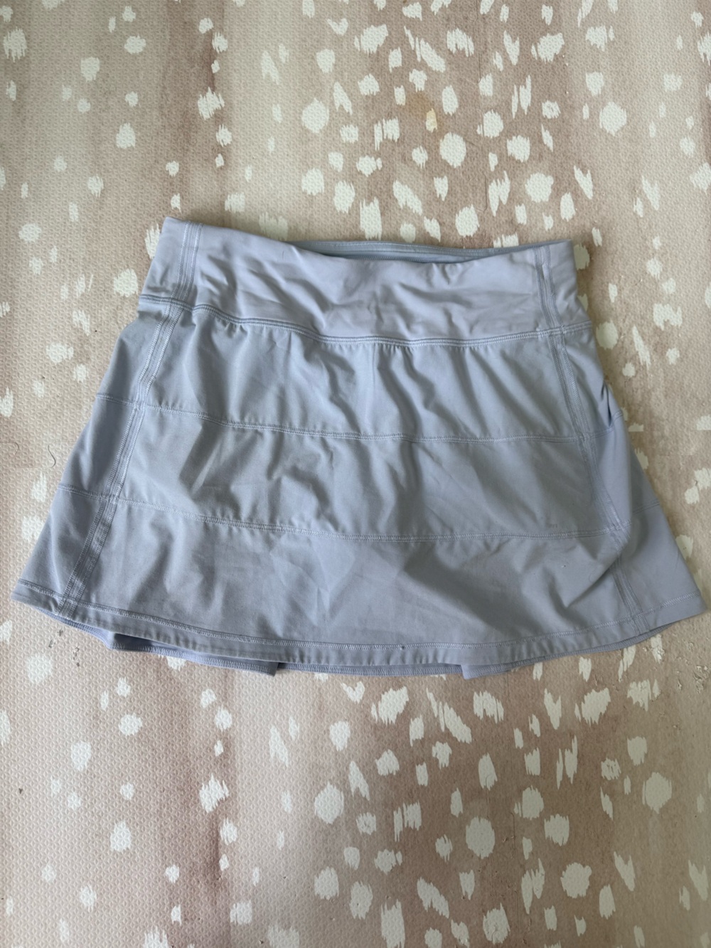 Lululemon Pace Rival Mid-Rise Skirt Light Blue Tennis Golf Skort Size Sm 4-6